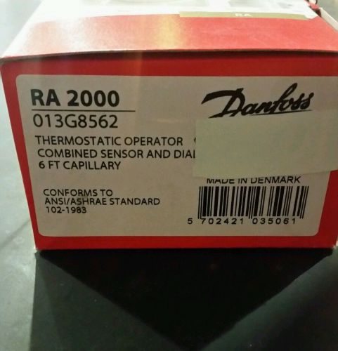 Danfoss RA 2000 013G8562 Thermostatic Operator Combined Sensor &amp; Dial RA2000