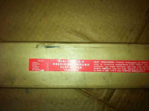 A2 Tool Steel  Precision Ground Flat Bar 2-1/2&#034; x 3/8&#034; x 8&#034;  -Machine Shop Stock