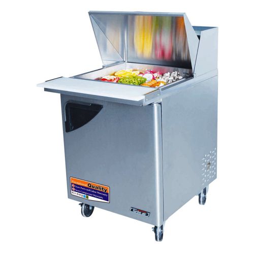 Turbo air tst-28sd-12, 28-inch single door mega top refrigerated salad / sandwic for sale