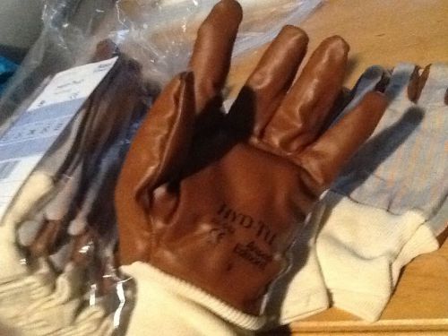 12  pairs men&#039;s lg size 9 hyd-tuf 52-542 a sell Edmont work glove