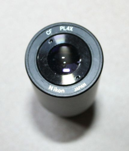 Nikon CF PL 4x Photo Eyepiece Relay Projection Lens for Trinocular Microscope