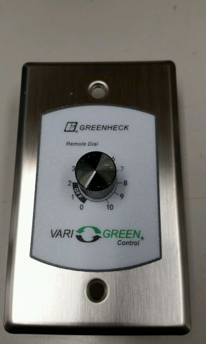 Greenheck Var-Green Remote Dial Control 384479