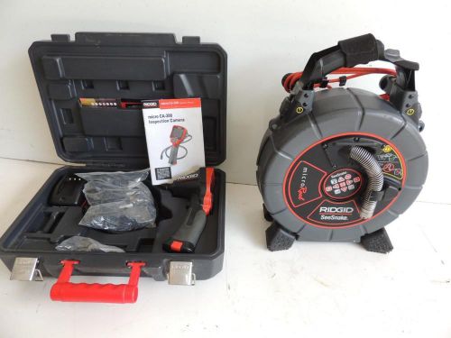 RIDGID MICRO REEL SEESNAKE SEWER DRAIN INSPECTION VIDEO CAMERA BUILT-IN TRANSMI