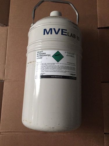 MVE dewar LB Tank Storage Used Lab-10 Liter Liquid Nitrogen