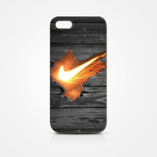 Nike Wood Fire fit for Iphone Ipod And Samsung Note S7 Cover Case