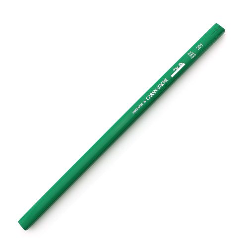 Caran d&#039;Ache Long Carpenter&#039;s Pencil, Green, Hard Lead