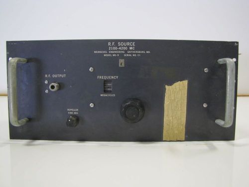 RF Source 2100-4200 MC, Model no. MS-9, Weinschel Engineering