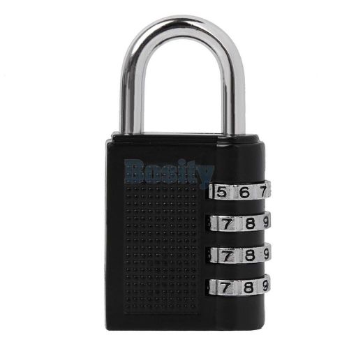 4-dial digit combination luggage suitcase metal coded password lock padlock for sale