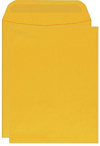 Superfine printing inc. 10 x 13 catalog envelopes - brown kraft 28lb. big for sale