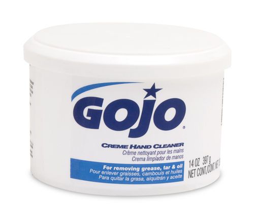 Gojo 1141-12 hand cleaner, cream, 14 oz., white for sale