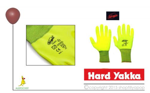 Hard yakka ninja hpt gloves wet/dry gripping size xl - bnwt free post 30%off for sale