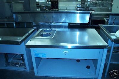 FOOD WARMER/ STAINLESS STEEL TABLE COMBO, 115 VOLTS