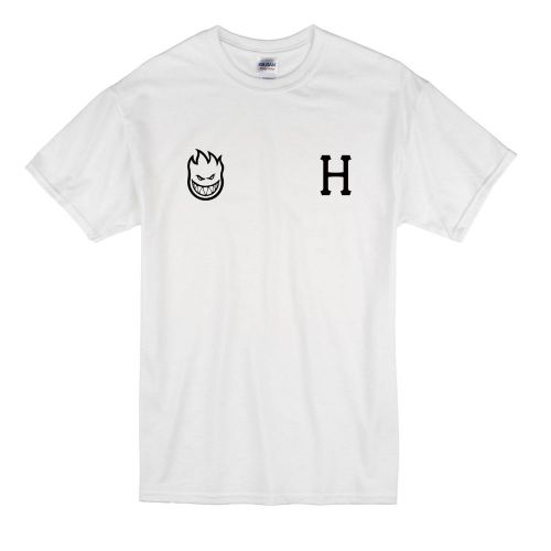 HUF Mens LS T-Shirt AUDIBLE WHITE Diamond Supply 10 Deep