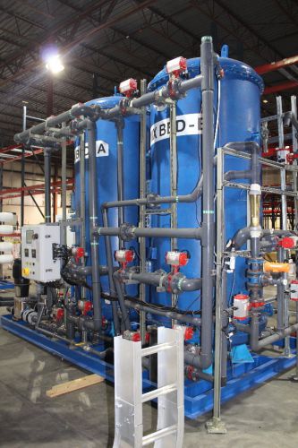 Deionized water treatment system aquafine uv sterilization purification 150 gpm for sale