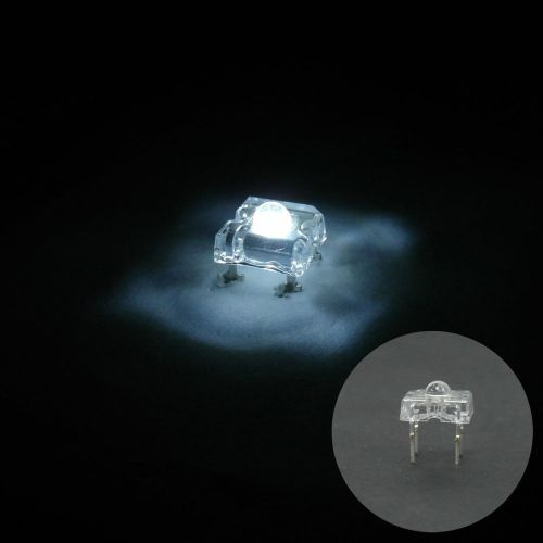 10 pcs 3mm piranha super flux led light bulb sign car lights 25000 mcd white for sale