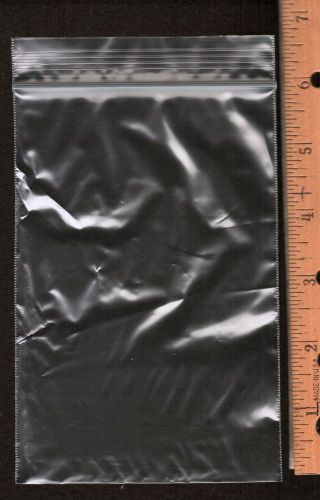 100 Bags 4 X 6&#034; 2 mil Re-closable Zip Poly Bags High Quality