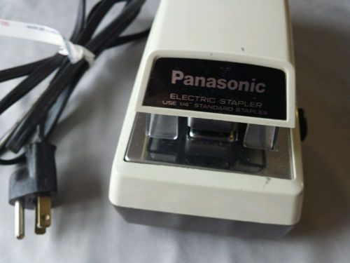Vintage Panasonic Commercial Electric Stapler AS-300 with adjustable margins