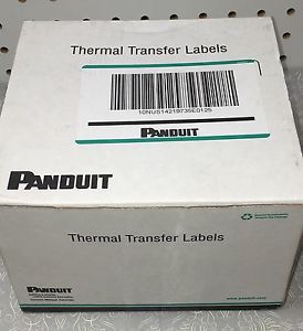 New panduit s100x150vaty self laminating thermal transfer labels (5000 pack) for sale