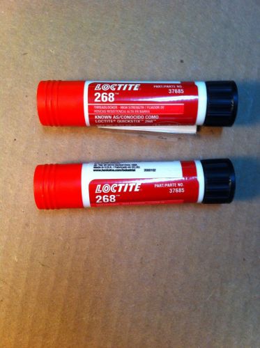 !! 2 Tubes !! Of LOCTITE 268 19g Each, Stick Type HIGH STRENGTH Thread Locker