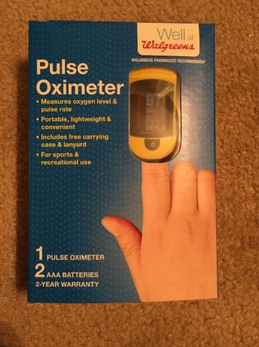 Walgreens Pulse Oximeter - OxyWatch C20 with Free Carrying Case &amp; Lanyard