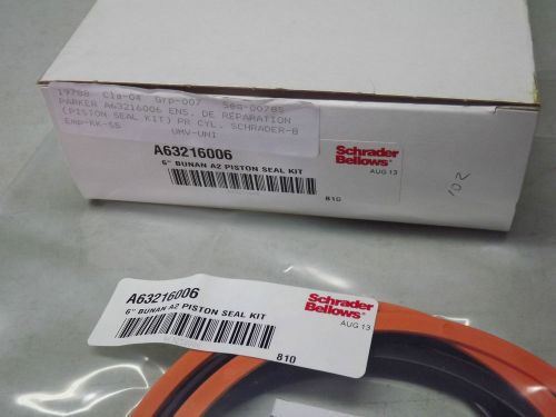 SCHRADER BELLOWS Parker A63216006 6&#034; Bunan A2 Piston Seal Kit NEW SURPLUS