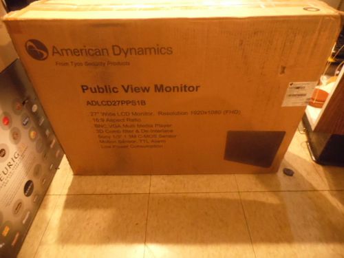 American Dymanics ADLCD27PPS1B 27&#034; Inch Public View Monitor With Built In Camera