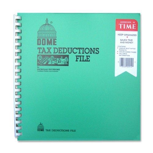 DomeSkin Dome 912 Tax Deduction File, w/ Pockets, 11 in.x9-3/4 in.