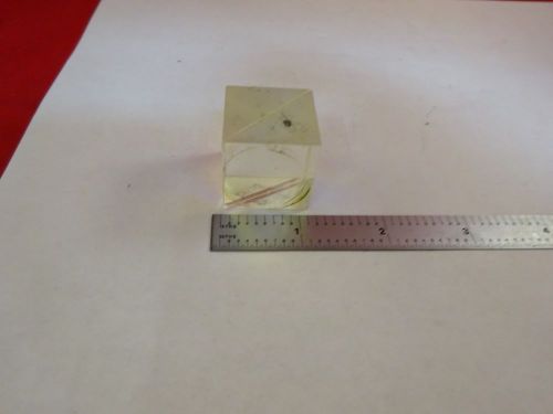 BEAM SPLITTER CUBE (needs cleaning) OPTICS &amp;C6-A-09