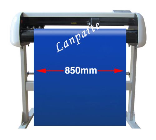 850mm 34&#034; Sign Sticker Vinyl Cutter Cutting Plotter Machine 110V US