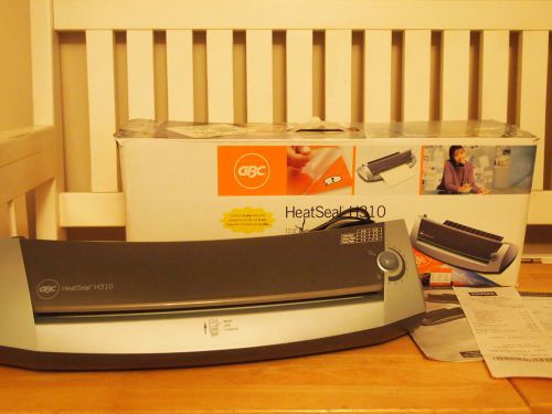 GBC HEATSEAL H310 LAMINTOR, 1702581, 4,5 A/ 120VAC, 60 HZ, 550W Used a few times