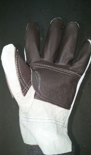Leather protective working gloves, 140 pairs for sale