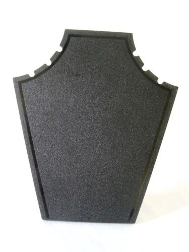 Black Plastic Jewelry Stand Holder Necklace Pendant Display Used 8&#034;
