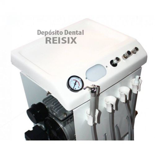 Dental Set Portable Delivery Unit with Air Compressor Free Oil Noiseless