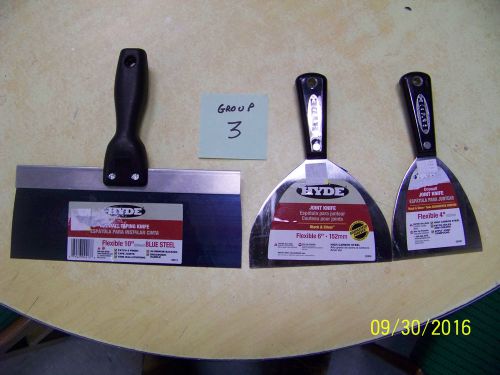 3   drywall knifes hyde for sale