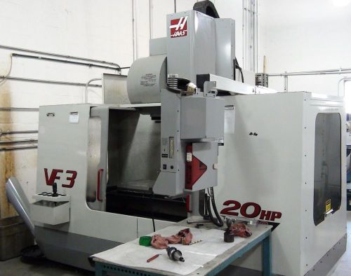 Haas vf3b vertical machining center, new 2002, 24 atc side mount, very clean for sale