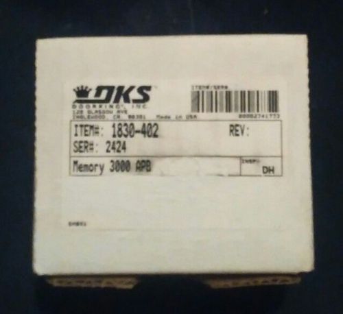 DKS - DoorKing Inc. - 1830-402 - Memory 3000 APB Memory Chip -Brand New &amp; Sealed