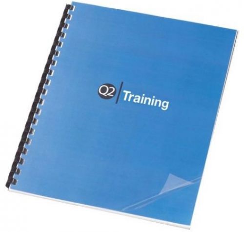 10 Mil 8-1/2 X 11 PVC Clear Binding Covers (Qty 100)