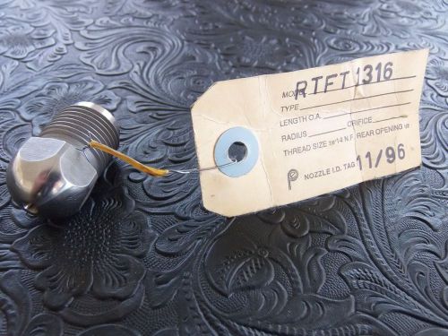 Injection Molding Removable Nozzle Tip RTFT 1316 - 3/16&#034; opening