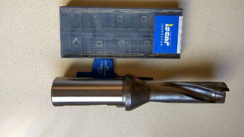 KOMET Coolant u drill 18.5mm + 12x ISCAR inserts *NEW (OLD STOCK)*