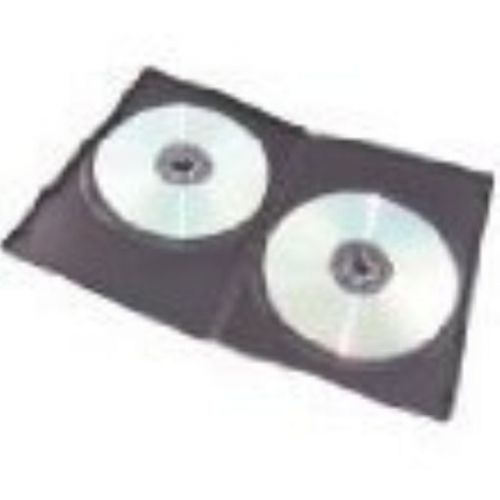 25 SLIM Black Double DVD Cases 7MM