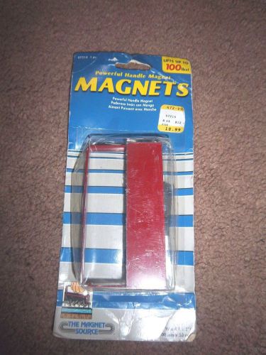 100lb Pull Strong Industrial Handle Magnet Source 4&#034;x.75&#034; Master Magnetics 07214