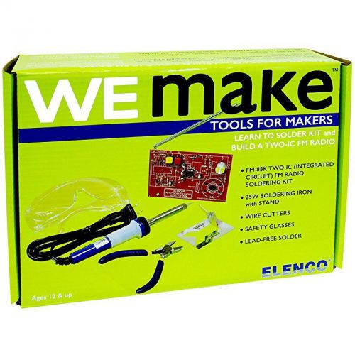 Wemake fm radio soldering kit with tools for sale