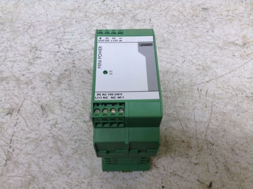 Phoenix 2938743 +- 15 VDC 1 A Power Supply MINI-PS-100-240AC/2X15DC/1 29 38 74 3