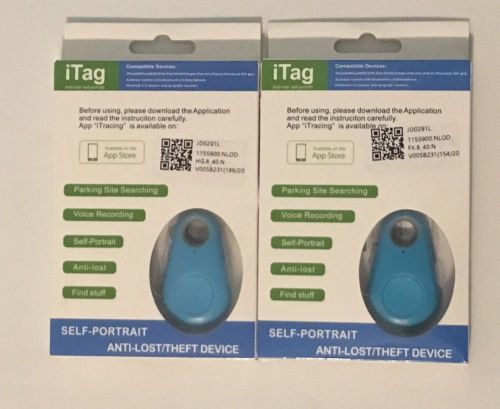 LOT of 2 iTag Self-Portrait Anti-Lost/Theft Device
