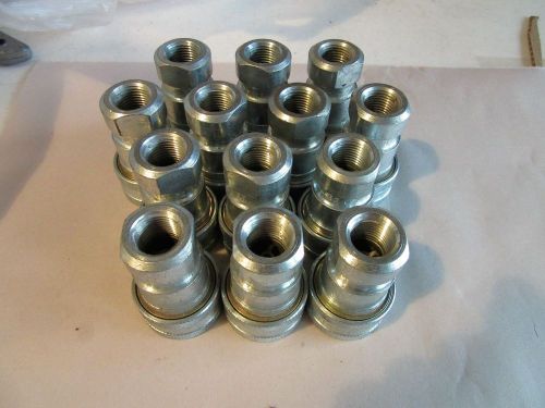 Quantity of 13 parker 60 series h4-60 steel quick disconnect coupler for sale