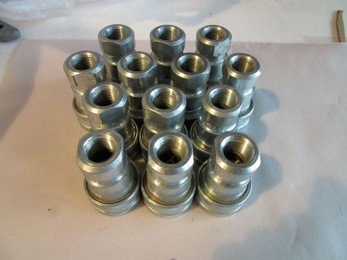 QUANTITY OF 13 PARKER 60 SERIES H4-60 STEEL QUICK DISCONNECT COUPLER