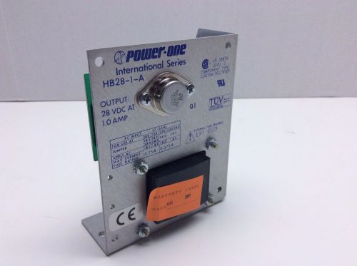 Power Supply, Power-One, Model HB28-1-A, 28VDC @ 1A Linear Regulated