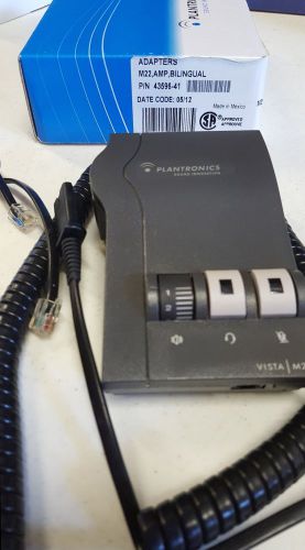 Brand New Plantronics Vista M22 Amplifier for Office Telephone Headset Systems