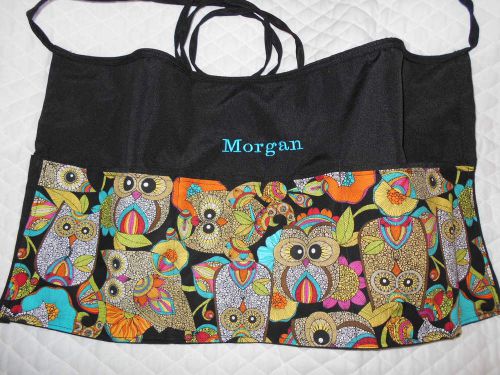 New Owl BLACK SERVER WAITRESS Waist APRON Crazy Owl II W/O Name Lady Pizazz