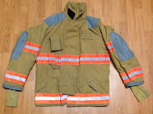 Vintage globe firefighter bunker turnout jacket  40 x 32 1997 for sale